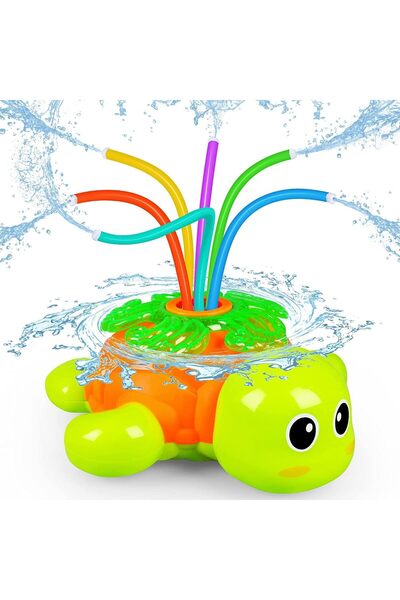 BAYBEE Kids Turtle Water Sprinkler Outdoor Splash Toy Rotating Garden Water P...