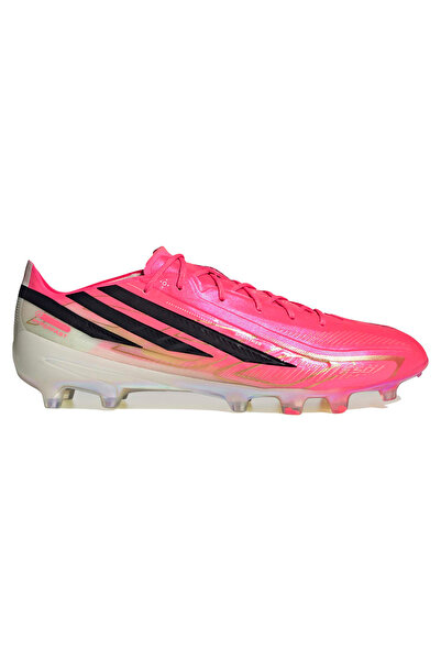adidas حذاء كرة القدم F50 Hyperfast Elite Ag للرجال باللون الوردي KI9129