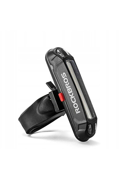 ROCKBROS Lumină spate pentru bicicletă A54BK, 500mAh, Micro-USB, IPX5, Negru