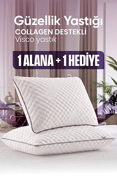 Pillow Market Collagen Boyun Destekli Ortopedik Visko Yastık - Güzellik Yastığı