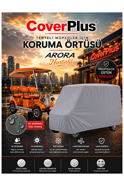 CoverPlus Arora Nostaji Tenteli 4-Wheel Electric Moped Compatible Waterproof ...