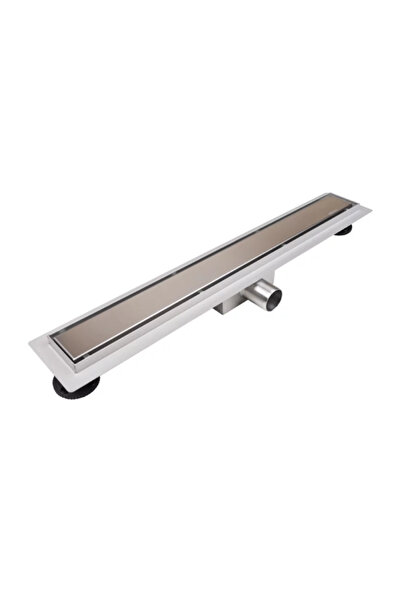 BALNEO Set scurgere duș cu capac 90 cm Duplex Next din oțel inoxidabil periat