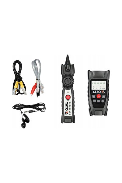 VOREL by YATO DETECTOR DE CABLURI ȘI TESTER DE CABLURI DE REȚEA RJ11 RJ45 YT-...