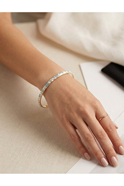 mia donna jewelry Mia Donna Mineli Desenli Kelepçe Bileklik