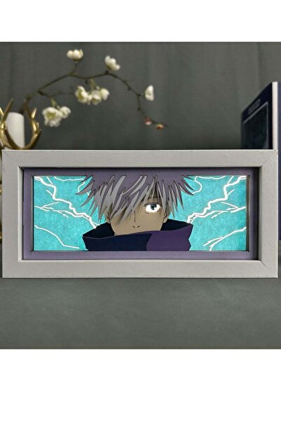 Generic Anime Jujutsu Kaisen Paper Carving Light, Anime Paper Cutting Light R...