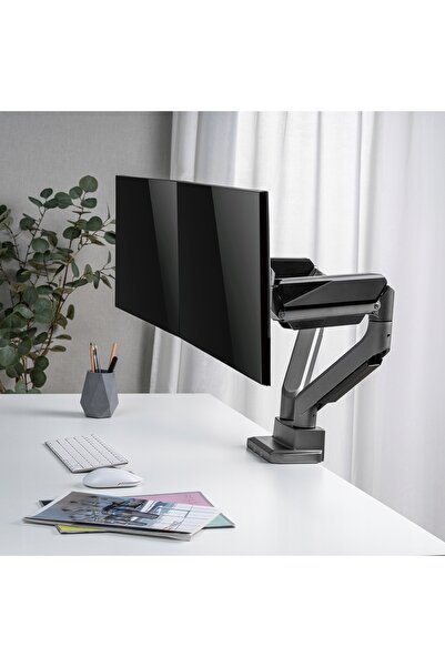 NO BRAND Suport de birou pentru două monitoare, reglabil, 17-35'', Premium