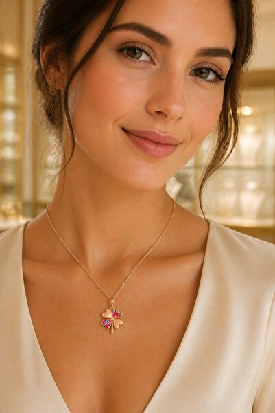 Monalisa Home Figured Anti-Tarnish Steel Adjustable Chain Luxury Necklace