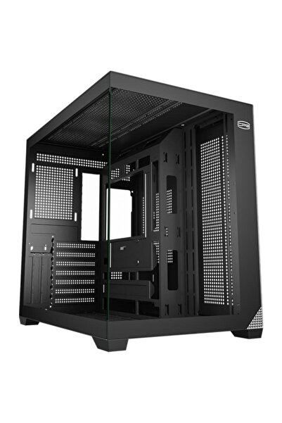 PCCOOLER C3 T700 Mid Tower Case, Tempered Glass, Black