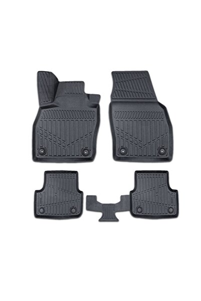DELUXETUNING Set covorase auto cauciuc Skoda Fabia 4 IV 2021->, forma tavita 3D