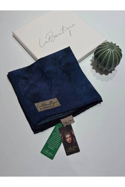 LA BOUTIQUE Bulut Desen Organik Yaz Serinliği Bitkisel Eşarp