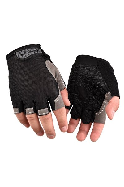 Choice S black Weightlifti Gym Gloves Fitness Training Fingerless Men Women B...