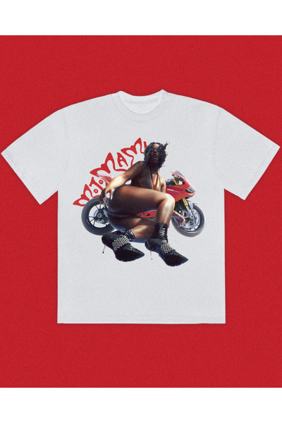 Grafftee Clothing Μπλουζάκι Rosalia Motomami με στάμπα, unisex, oversized
