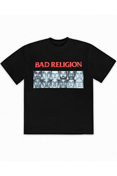 Grafftee Clothing Bad Religion Printed Unisex Oversize T-Shirt