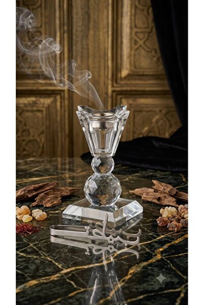 GIFT Elegant Crystal Incense Burner 12cm Height