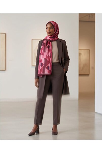 test marka Nergi̇s scarf natural shawl