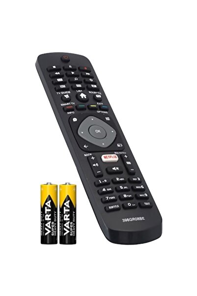 GSC ®   Telecomandă TV 668 compatibilă cu Philips smart, 398GR08BE, Netflix, ...