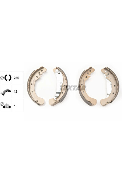 TEXTAR Set Saboti Frana Opel Astra F/Astra G/Vectra B Vauxhall Astra Model 3/...