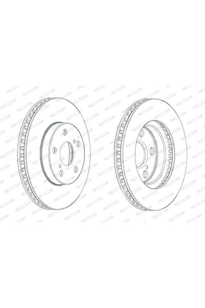 FERODO Set Discuri Frana Lexus Ct Toyota Prius 2008-2016