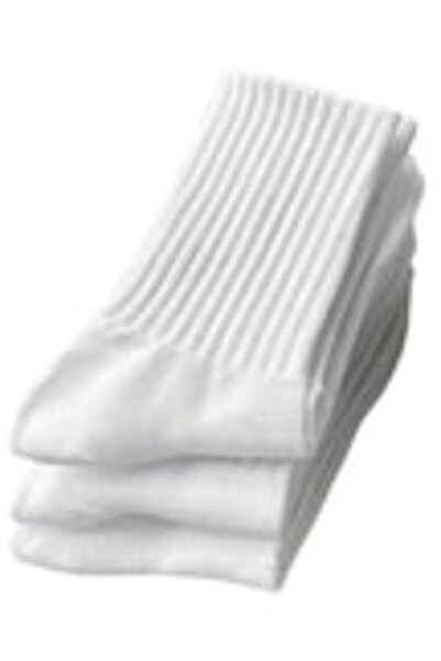 OEM Sosete sport unisex confortabile culoare Alb, marimea 38-42, Set 10 bucati