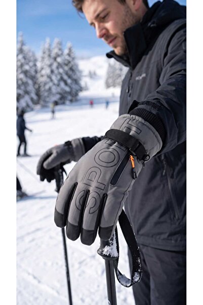 Aware Time Men's Inflatable Snow Ski Gloves
