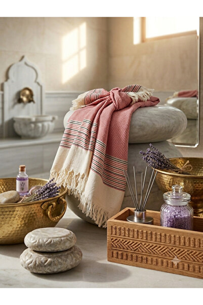 %100 Pamuk Peştemal 100x180 Büyük Ebatlı Plaj Havlusu Banyo Peştemal