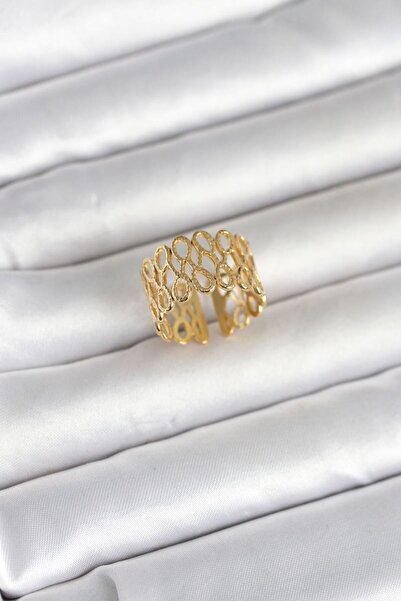 Skygo 316L Steel Spiral Chain Model Women's Ring - Tj-Byk4175