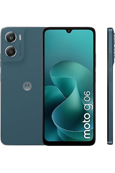 Motorola هاتف محمول G06 بتقنية 4G، ذاكرة وصول عشوائي 4+8 جيجابايت، تخزين داخل...