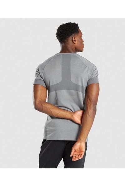 RACR Gymshark Regulate Training T-Shirt Light Grey