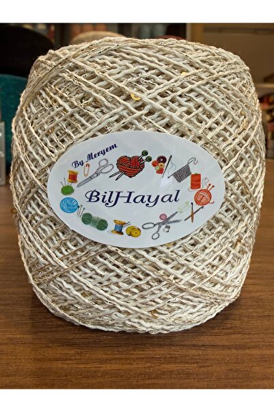 BİLHAYAL Pullu ve simli fantazi ip 100 gr