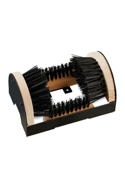 Relaxdays Shoe cleaning device, Relaxdays, 4 brushes, dimensions 11.5 x 23 x ...