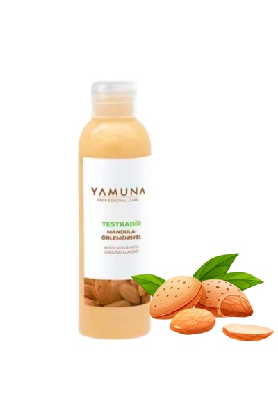 Yamuna - Exfoliant corporal fin cu migdale macinate 250 ml