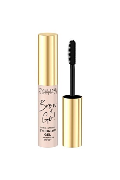 Eveline Gel de sprancene Brow & Go Ultra Strong cu efect de laminare