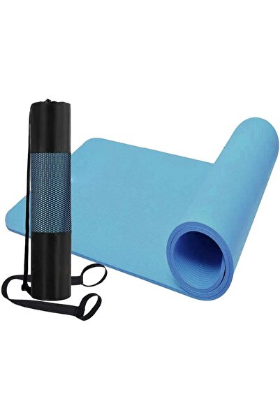 RAG&SAK Yoga Mat With Cover- 10 mm (Blue) - 150x61x1cm