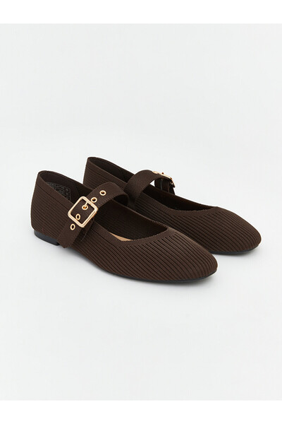 LC Waikiki Faux Suede Women's Ballet Flats