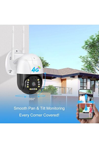 Yallabena V380PRO Smart WiFi/4G Security Camera, 2MP Full HD, Dual Light Full...