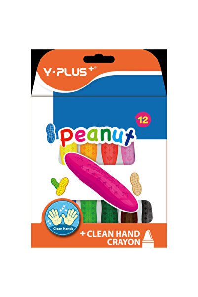 Y Plus Creioane cerate Peanut - 12 bucăți - Y-Plus
