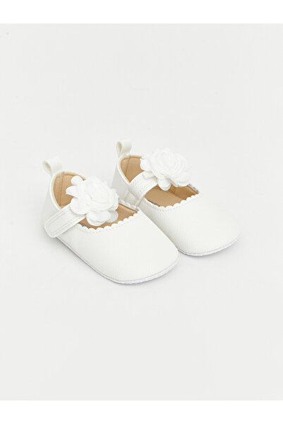 LC Waikiki Faux Leather Baby Girls' Pre-Walking Ballet Flats