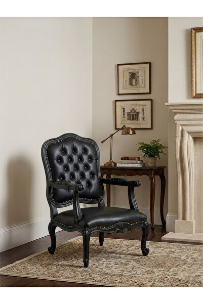 Gazzini Furniture Throne Fransız Still Klasik Ahşap Berjer
