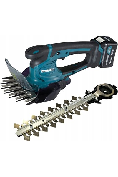 MAKİTAMİ Foarfecă electrică pentru iarbă Makita, cu acumulator, Negru/Albastr...