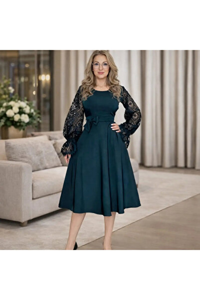 OEM rochie Anais cu maneci dantela
