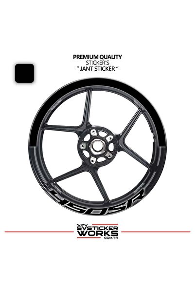 ARONA Cfmoto 450Sr Wheel Rim Strip – Half Rim Covering & 450Sr Lettering Stic...