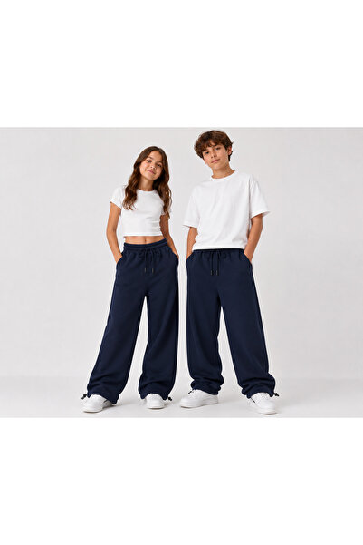 Mucki Paçası Stoperli Baggy Kalıp Unisex Eşofman Altı
