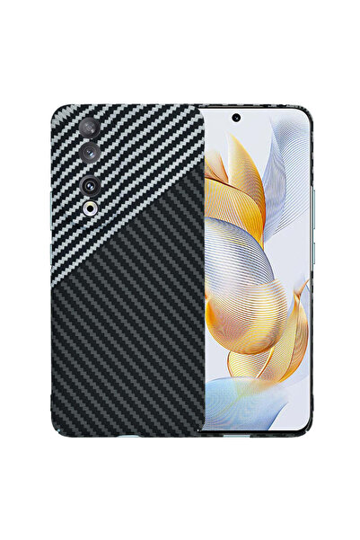 Techsuit Husă pentru Honor 90, Carbonite FiberShell, gri - gri