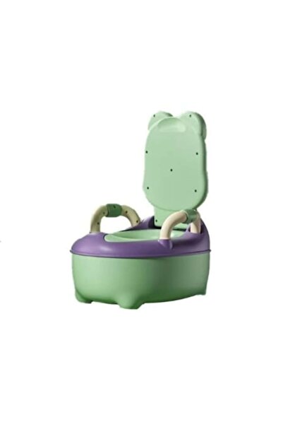 Laleluli Olita broască, pentru copii și bebeluși, verde-violet, din plastic, ...
