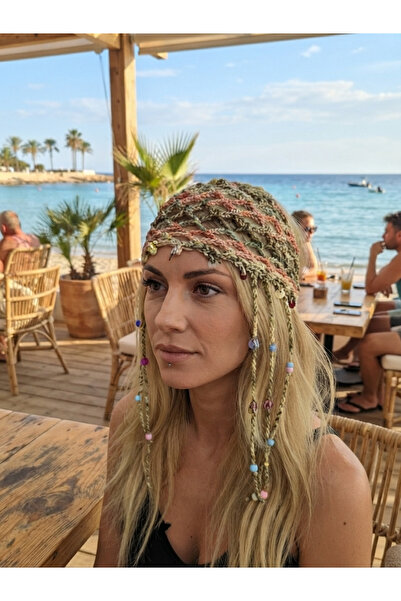destini قبعة بيريه مزينة بالترتر