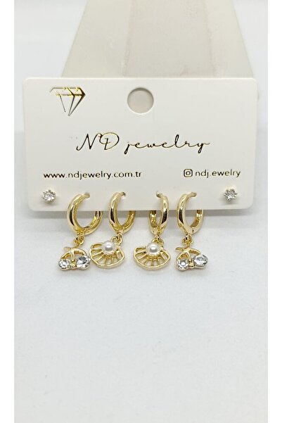 ndjewelry مجموعة أقراط أمالفي سيز بريز فريندشيب المكونة من 6 قطع