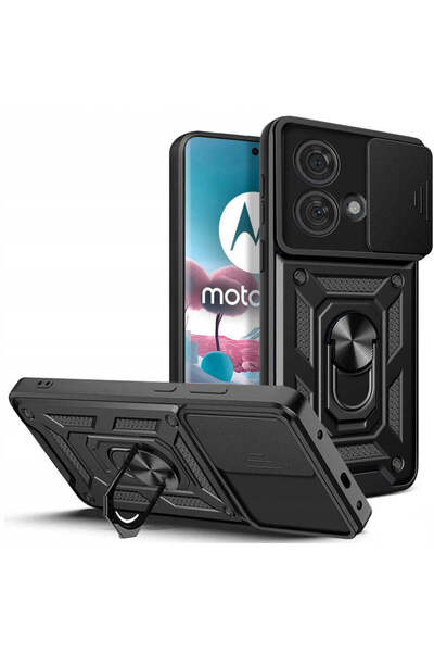 Techsuit Case for Motorola Edge 40 Neo, CamShield Series, blue - black