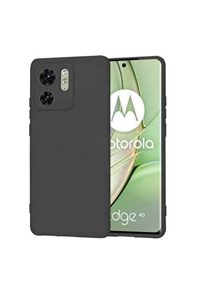 Techsuit Husă pentru Motorola Edge 40, SoftFlex, mov - negru