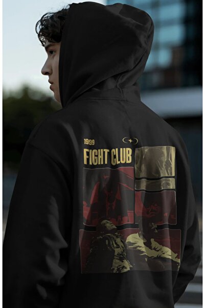 SEVBANO 1999 Fight Club Tyler Durden Film Back Printed Unisex Oversize Premiu...