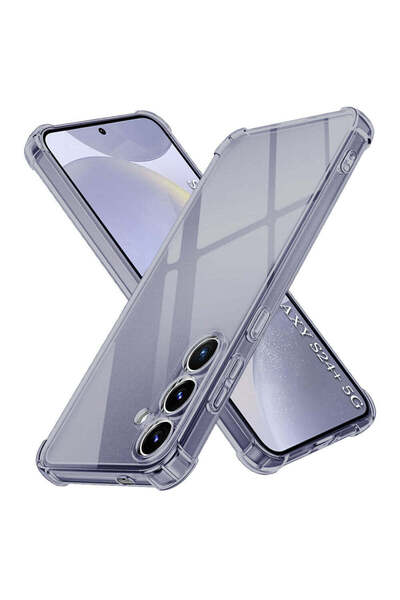 Techsuit Husă pentru Samsung Galaxy S24 Plus, din silicon transparent, rezist...
